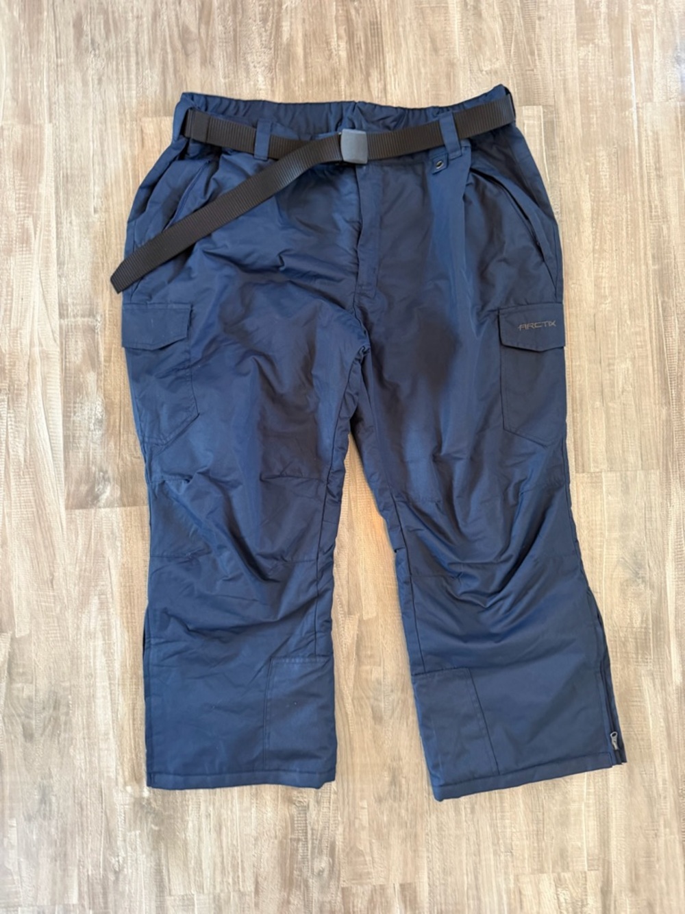 Arctix Navy Men's Insulated Cargo Pants with Web Belt